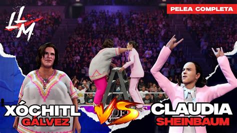 Claudia Sheinbaum vs Xóchitl Gálvez II en una Lucha de Mesas Escaleras