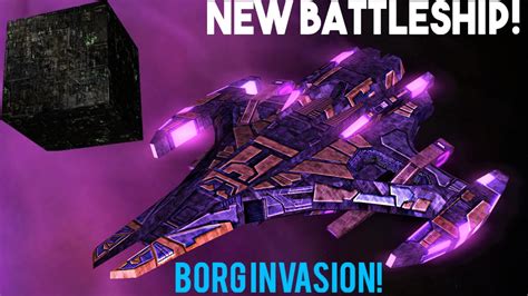 Cinematic Battle New Dominion Battleship Vs Borg Cube Star Trek