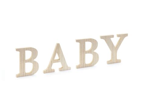 Houten Letters Baby Partywinkel