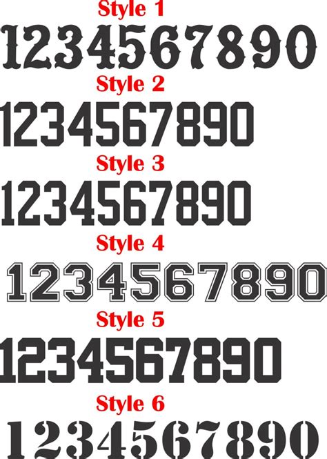 Custom Vinyl Decal Number Helmet Decal Window Decal Car Decal Etsy
