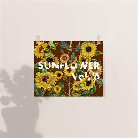 Sunflower Vol 6 Print Harry Styles Fine Line Graphic - Etsy