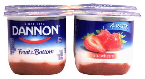 Groceries Product Infomation For Dannon Fruit On The Bottom Lowfat Yogurt