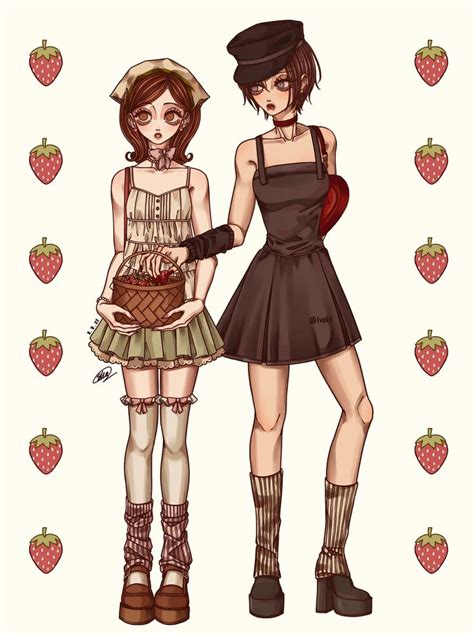 Nana And Hachi Strawberry Picking Theme Matte Anime Art Print Etsy Canada Nana Nana Manga