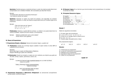 Solution Proposiciones L Gicas Estructura De Una Proposici N