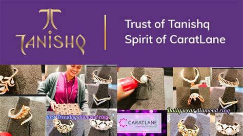 CARATLANE A TANISHQ Partnership Latest Daily Wear Diamond Ring With