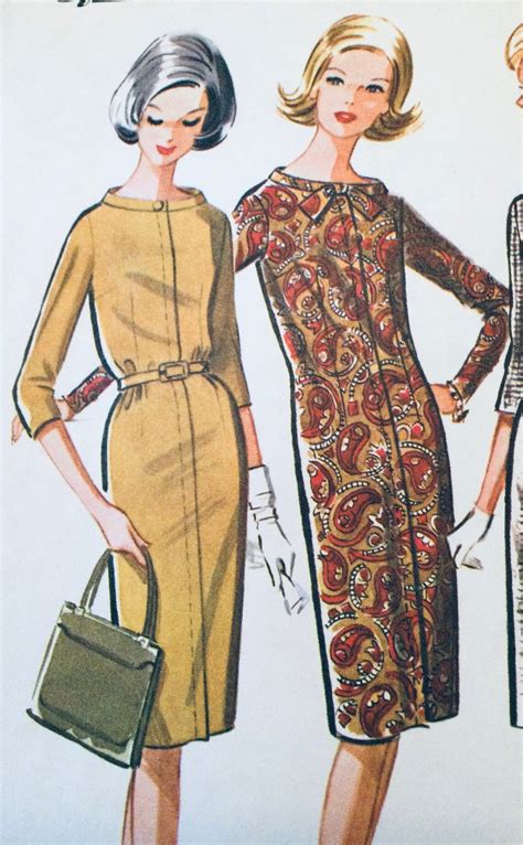 Mccalls 6981 Vintage 1963 Sewing Pattern Misses Slim Four Etsy