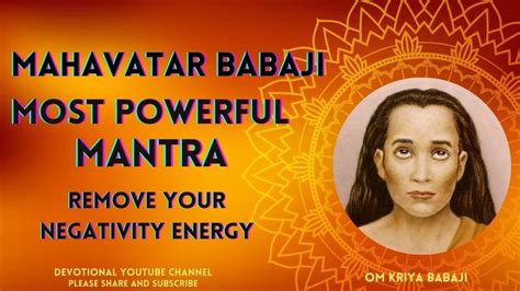 Most Powerful Mahavatar Babaji Mantra Jai Gurudev Babaji YouTube