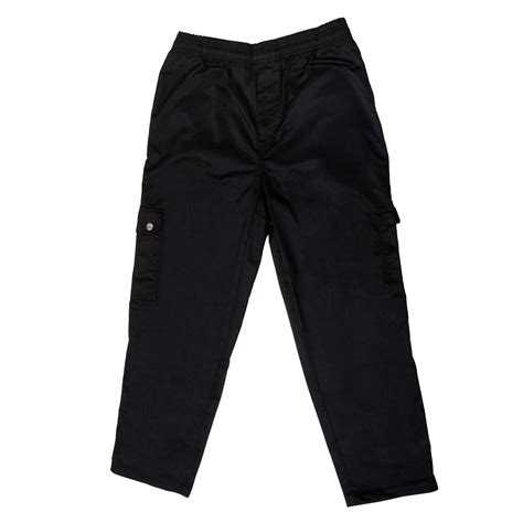 Chef Revival P Bk Size Xl Black Chef Cargo Pants Poly Cotton