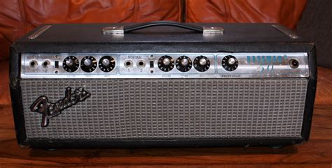 Early Mid S Fender Bassman Master Volume Silverface All Valve