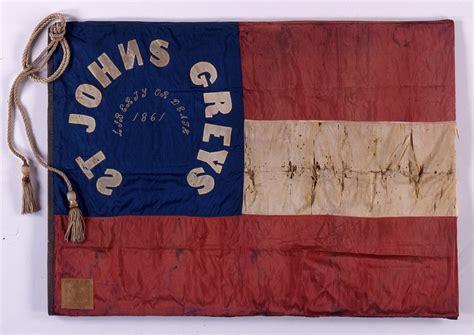 The Flag Of The 2nd Florida Infantry Regiment Company G St Johns