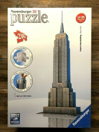 Ravensburger D Puzzle Empire State Building New York City Nyc