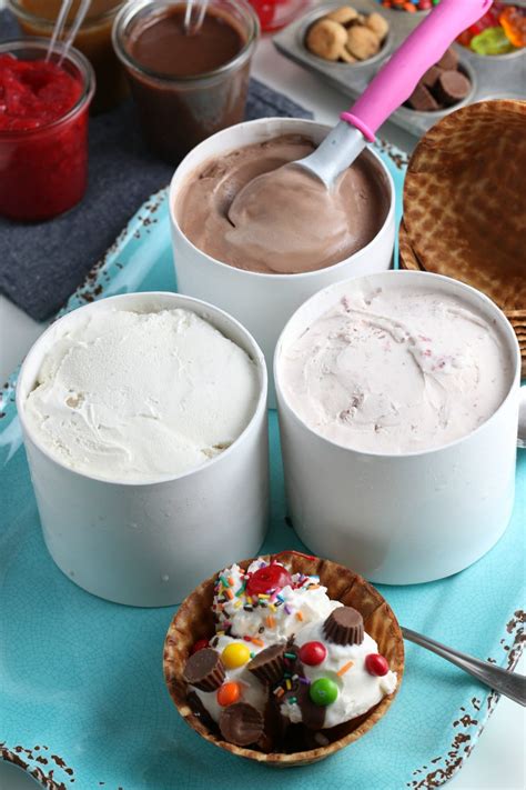 Ice Cream Sundae Bar Wishes And Dishes