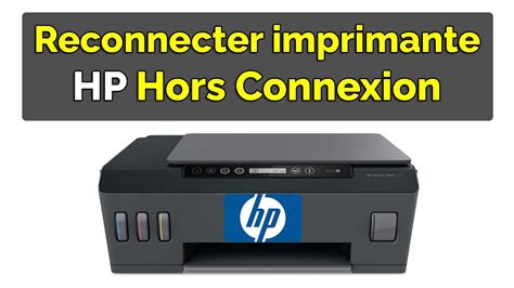 Comment Reconnecter Une Imprimante Hp Hors Connexion Mais Allum E Youtube