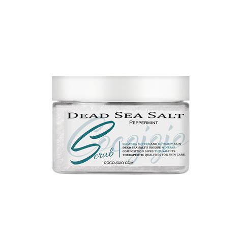 Dead Sea Salt Scrub 4 Oz All Natural Deep Exfoliating Etsy