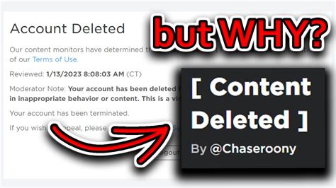 Roblox Terminated This Popular YouTuber YouTube