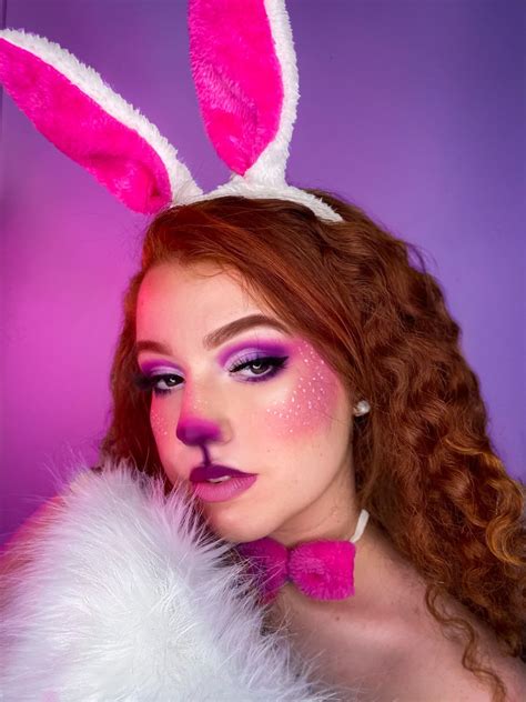 Maquillaje Por Makeupbyangela Bunny Makeup Bunny Halloween Makeup