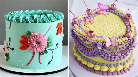 Oddly Satisfying Cake Decorating Compilation Awesome Cake Decorating