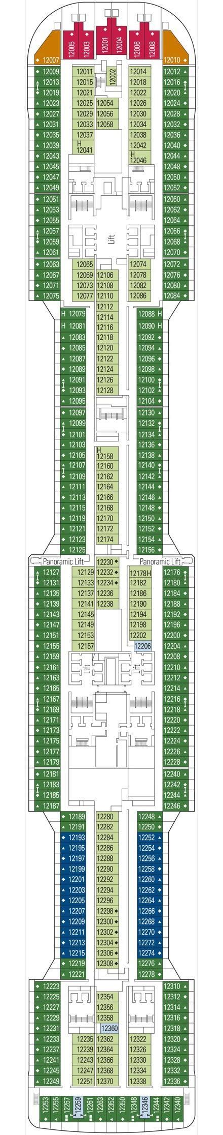 MSC Meraviglia Deck Plans