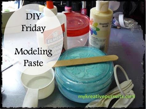 Diy Friday Modeling Paste Pinnable Diy Friday Diy Diy Primer