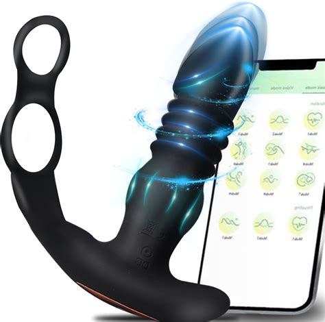 Vibrador Anal Masajeador De Pr Stata Vibrador Anal Empujador Vibrador