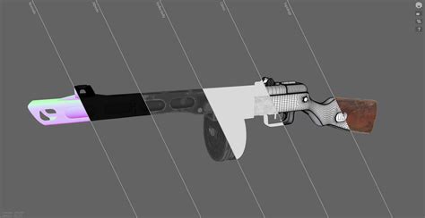 Artstation Ppsh 41 Game Assets