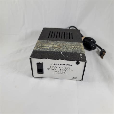 Micronta Regulated V Vdc A Power Supply Cat No A