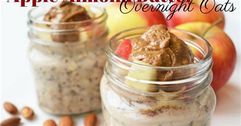 Delicious Apple Almond Butter Overnight Oats