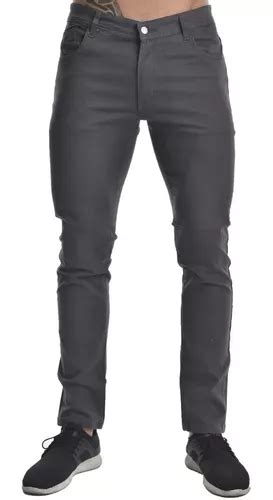 Pantalón Corte Chino Gabardina Gris Hombre Batuk