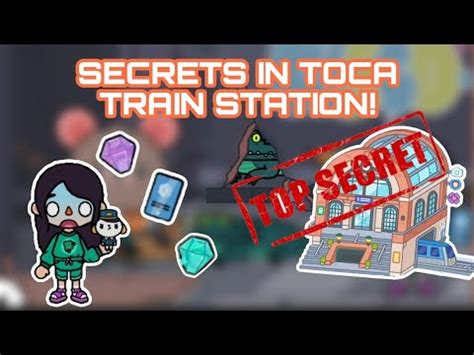 Toca Boca Secrets Train Station Elia S Toca World Toca Boca