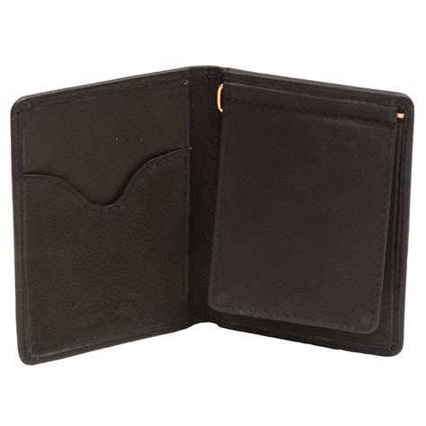 George Leather Bifold Money Clip Wallet | semashow.com