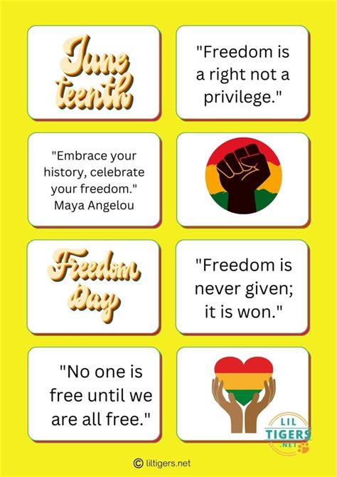 70 Inspiring Juneteenth Quotes for Kids - Lil Tigers