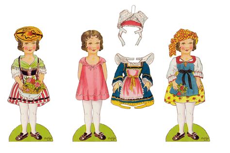 French Paper Dolls Free Stock Photo Public Domain Pictures