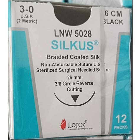 Straight Lotus LNW 5028 Sterilized Surgical Needled Suture At Rs 1000