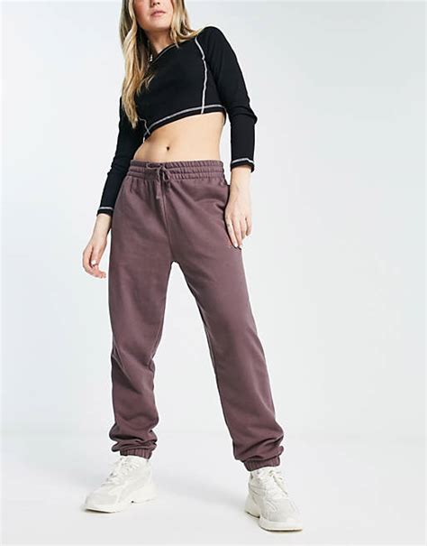 New Balance Unisex Joggers In Mauve Asos