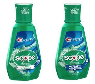 FREE Crest Scope Outlast Mouthwash At Walgreens Mouthwash Free