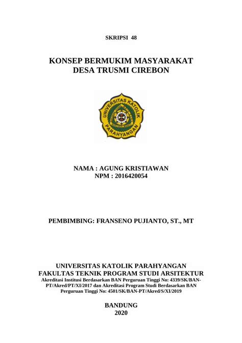 PDF KONSEP BERMUKIM MASYARAKAT DESA TRUSMI CIREBON DOKUMEN TIPS