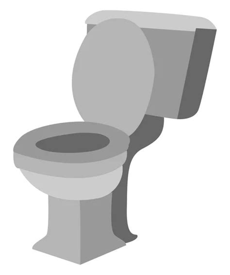 Toilet Drawing Illustration Vector White Background Stock Vector By