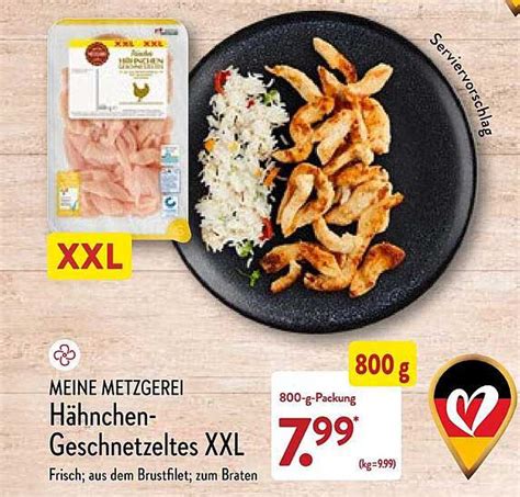 Meine Metzgerei H Hnchen Geschnetzeltes Xxl Angebot Bei Aldi Nord