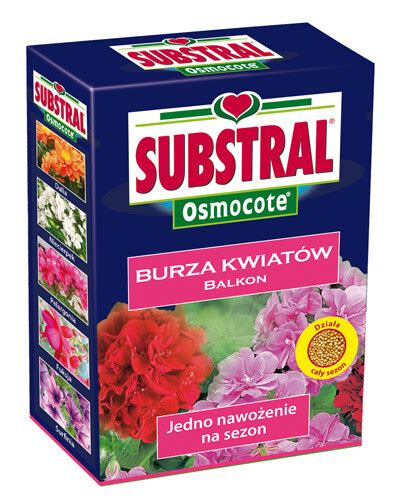 Substral Naw Z Osmocote Burza Kwiat W Balkon G Nawozy Do Ro Lin