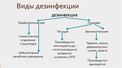 Дезинфекция: определение, цели, задачи, виды, методы, средства