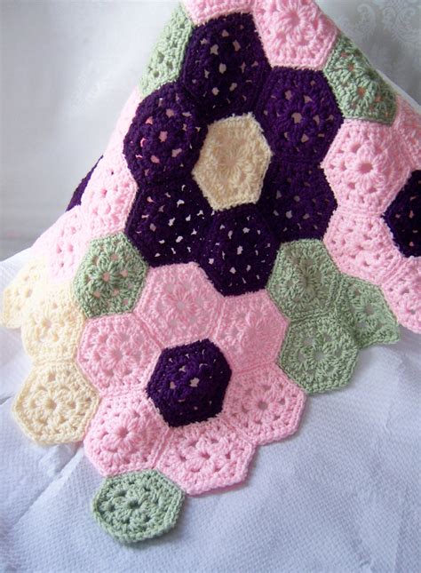 Crochet Throw, Crochet Baby Blanket, Crochet Flower Blanket, Newborn - Etsy