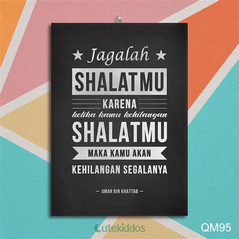 Hiasan Dinding Kayu Wall Hanging Poster Wood Quotes Wall Decor Islamic