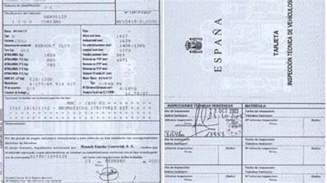 Duplicado De La Ficha Técnica De La Itv Onroad