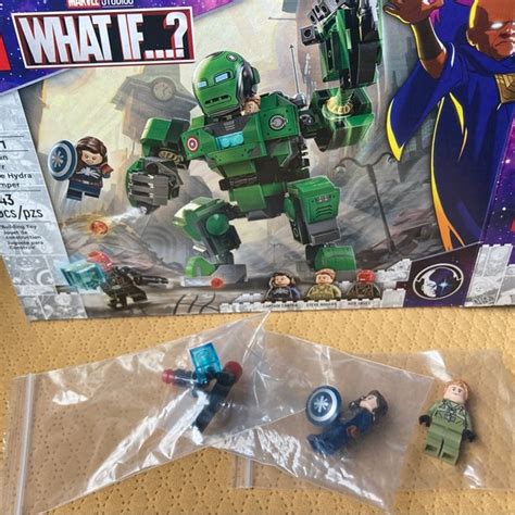 Lego Toys Lego Marvel What If Captain Carter Stealth Suit Red