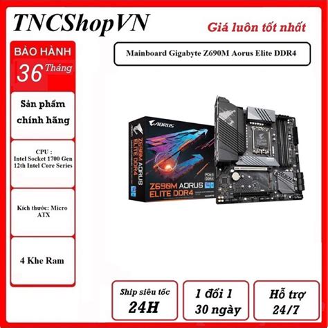 Mainboard Gigabyte Z M Aorus Elite Ddr Shopee Vi T Nam