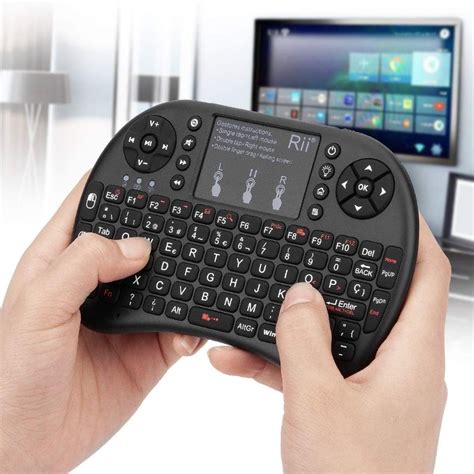 Mini Teclado Inalámbrico con Touch Pad para Smart TV vvcorp