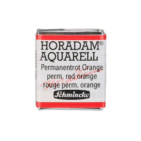 Schmincke Horadam Aquarel 360 Permanent Red Orange S3 Half Napje