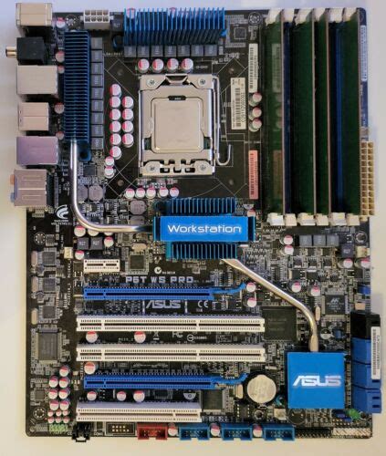 Asus P6t Ws Pro X58 Ddr3 Lga1366 Atx Workstation Motherboard Ebay