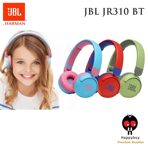 JBL JR310BT Kids Junior Wireless Bluetooth On-Ear Headphones (Original ...