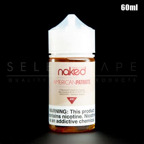 Naked Tobacco American Patriots Eliquid Ml Select Vape